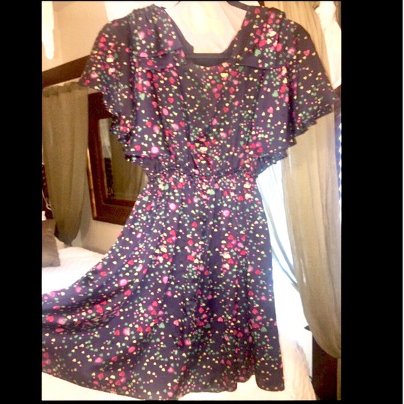 SALE💘CiCi Sweet & Romantic💕Bright Hearts Dress - Picture 1 of 3